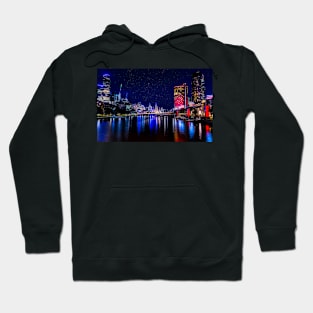 Melbourne at night Hoodie